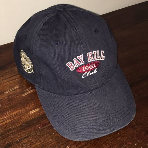 Blue Faded New Bay Hill Club 1961 PGA Pro Mastercard Pin golf hat cap ahead